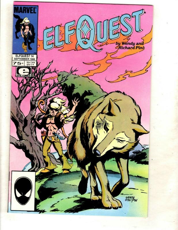 Lot Of 12 Elfquest Marvel Comic Books # 12 13 14 15 16 17 18 19 20 21 22 23 JF14