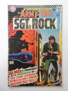 Our Army at War #170 (1966) GD/VG Condition 1 1/2 in spine split, moisture stain