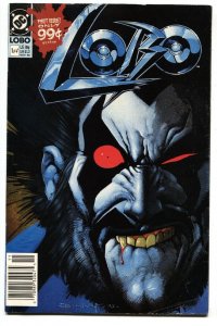 Lobo #1 1990-First issue-Newsstand variant-Comic Book-DC