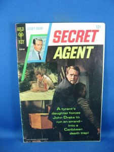 SECRET AGENT 2 VG+ PHOTO COVER GOLD KEY 1967