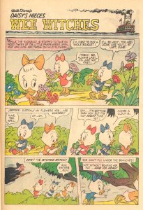DELL GIANT #55 (1961) 8.0 VF Walt Disney Daisy Duck & Uncle Scrooge SHOW BOAT!