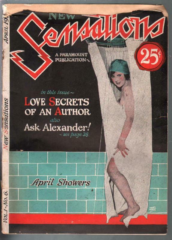 New Sensations #6 4/1925-Paramount-scandal-exploitation-cheesecake pix-G