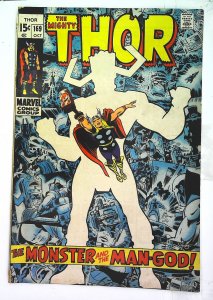 Thor (1966 series)  #169, Fine- (Actual scan)