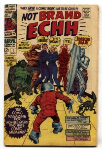 NOT BRAND ECHH #1--SPIDER-MAN--1967--Marvel--comic book--VG