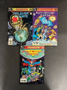 Invasion! (1988) #'s 1-3 FN+ (6.5) Complete Set