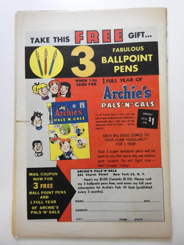 Archie's Madhouse #5 (1960) VG- Condition