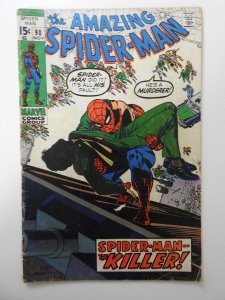 The Amazing Spider-Man #90 (1970) GD Condition! 2 in spine split, tape pull fc