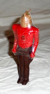 ROCKETEER Topps BUBBLE GUM DISPENSER Box w/ 18 figurines, Dave Stevens, 1991