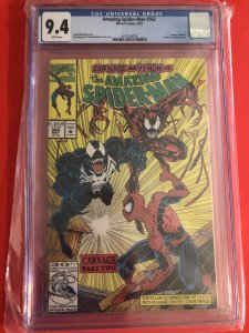 The Amazing Spider-Man #362 CGC 9.4 WHITE PAGES (1992) KEY BOOK / BRAND NEW SLAB