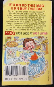 MAD'S FAST LOOK AT FAST LIVING PAPERBACK BOOK VF-
