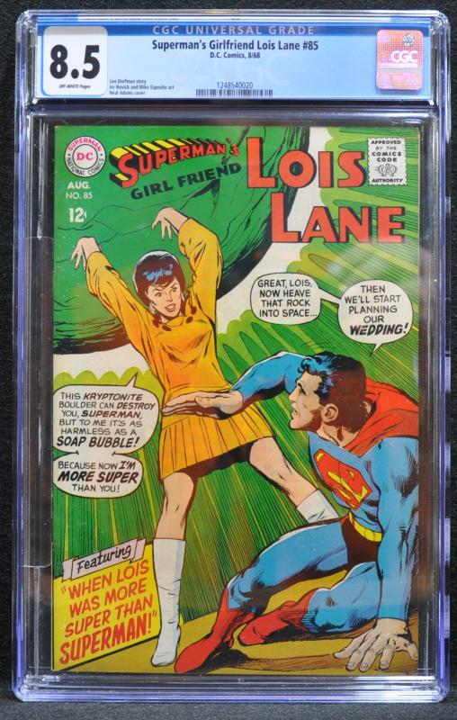 Superman's Girlfriend Lois Lane #85 (DC, 1968) CGC 8.5