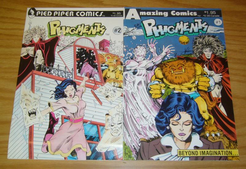 Phigments #1-2 VF/NM complete series EVAN DORKIN amazing comics pied piper 1987
