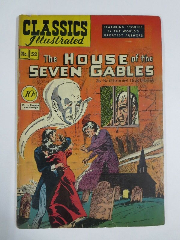 CLASSICS ILLUSTRATED 52  HRN 53 G House of 7 Gables