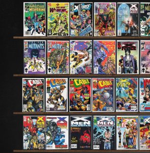 Huge Lot 140+ Comics with X-Force, The New Mutants, Cable & More!