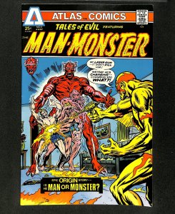 Tales of Evil #3 Atlas Featuring Man-Monster!