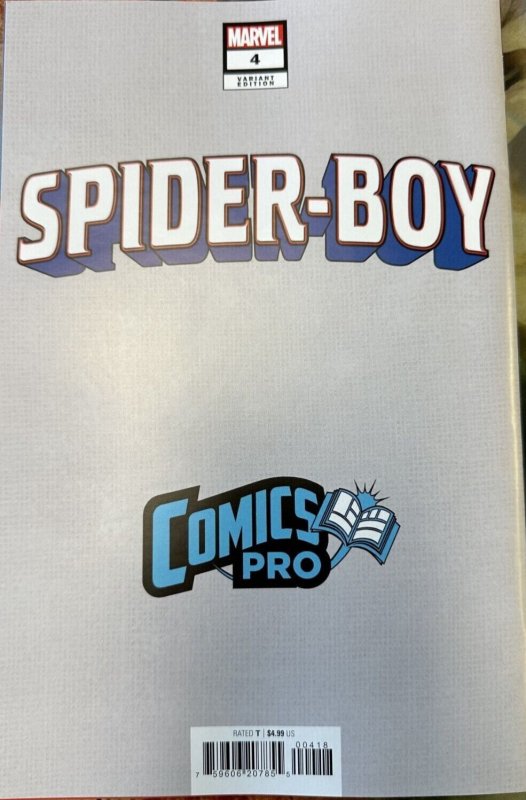 Spider-Boy #4 2024 Comicspro Exclusive Marvel Comics EB115