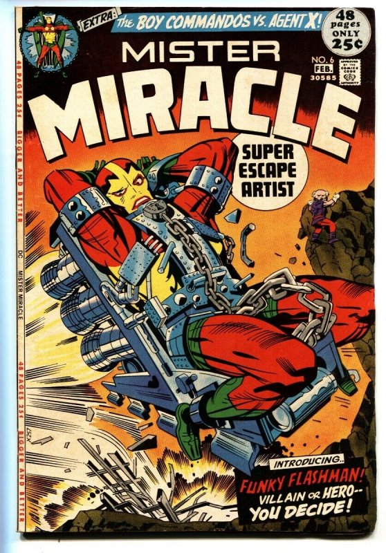 Mister Miracle #6 1971- DC 1st appearance of FEMALE FURIES fn 