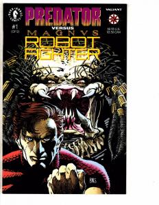 Predator Vs. Magnus Robot Fighter COMPLETE Valiant & DH Comics Series # 1 2  J68