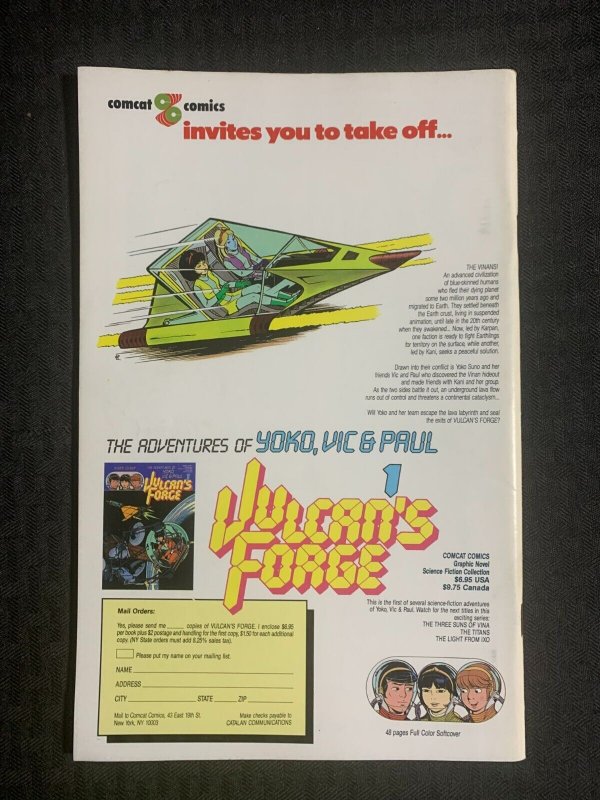 1989 AMAZING HEROES Comic Magazine #161 FVF 7.0 Hero Hotline / Elementals