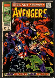 Avengers Annual #2 GD/VG 3.0