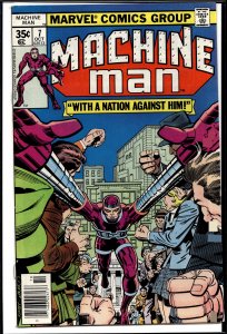 Machine Man #7 (1978) Machine Man [Key Issue]