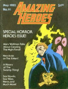 Amazing Heroes #11 VG; Fantagraphics | low grade comic - save on shipping - deta