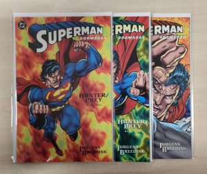 Superman/Doomsday: Hunter/Prey 3PC LOT #1-3 - Complete Set (9.0/9.2) 1994