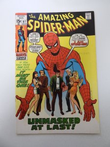 The Amazing Spider-Man #87 (1970) VF condition date stamp front cover