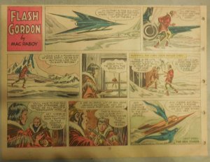 Flash Gordon Sunday Page by Mac Raboy from 1/29/1956 Half Page Size 