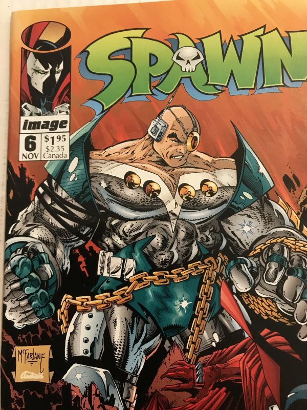 SPAWN #6 : Image 11/92 VF/NM; 1st OVERTKILL,  McFarlane Classic