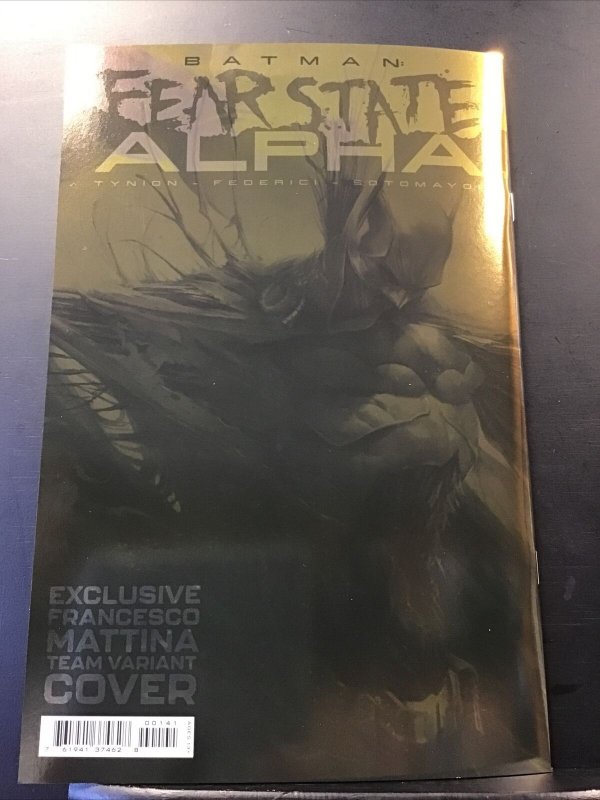 Batman Fear State Alpha #1 EXCLUSIVE  Francesco Mattina Team Foil Variant