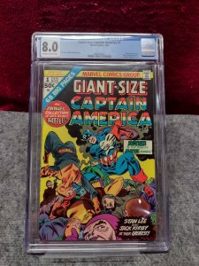 GIANT-SIZE CAPTAIN AMERICA #1 - CGC 8.0  - GIL KANE MIKE ESPOSITO COVER