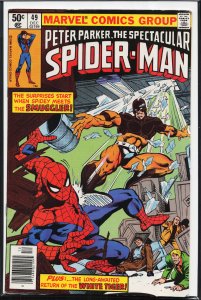 The Spectacular Spider-Man #49 Newsstand Edition (1980) Spider-Man