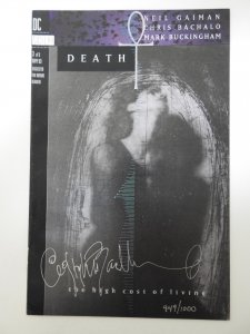 Death: The High Cost of Living #3 (1993) Signed Bachalo! 949/1000 Sharp VF Cond!