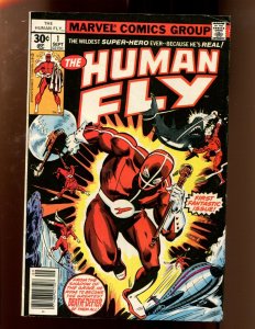 HUMAN FLY #1 - NEWSSTAND - 1ST APPEARANCE AND ORIGIN (5.0) 1977
