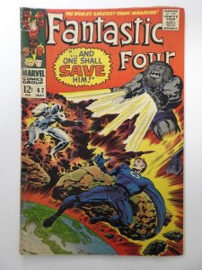 Fantastic Four #62 (1967) 3-Hole Punch Solid Good Condition!
