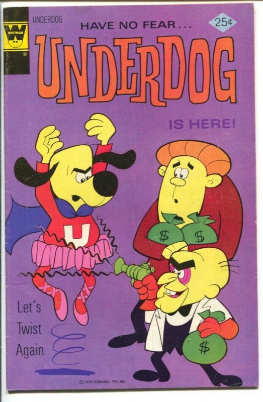 Underdog #4 1975 -Whitman-rare variant-based on TV series-VG+