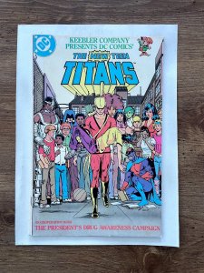 The New Teen Titans DC Comics Keebler Company #1 FN Drug Awareness Issue 19 J859