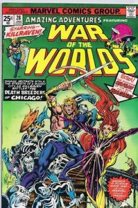 Amazing Adventures #28 ORIGINAL Vintage 1975 Marvel Comics War of the Worlds