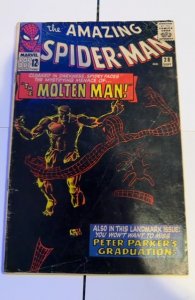 The Amazing Spider-Man #28 (1965)1st molten man See description