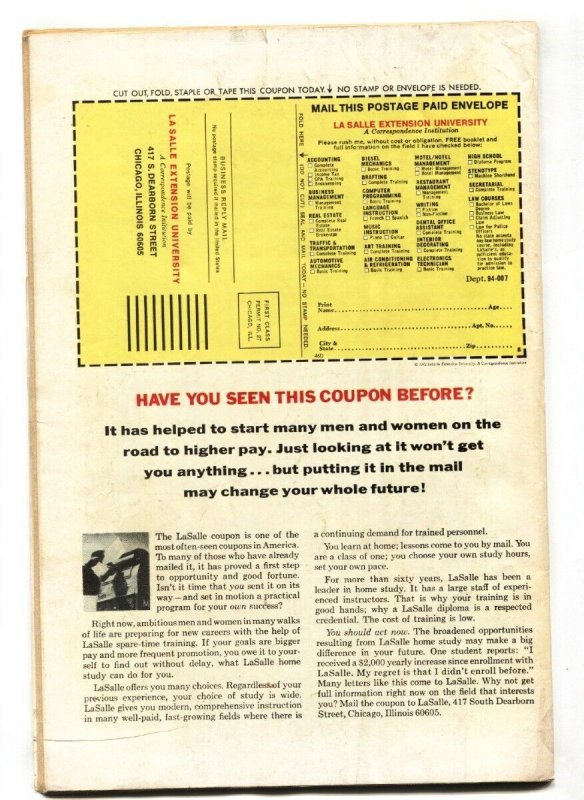 JUNGLE ACTION #7 1973 BLACK PANTHER - comic book G/VG