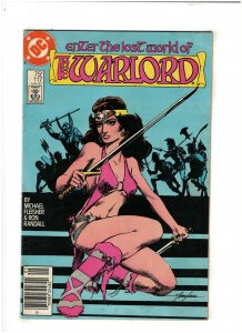 The Warlord #117 VG+ 4.5 Newsstand DC Comics 1987 Mike Grell 