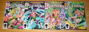 Prince Namor the Sub-Mariner #1-4 VF/NM complete series + promo poster 1984 set