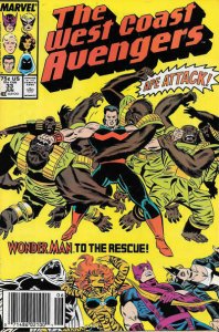 West Coast Avengers #33 (Newsstand) VG; Marvel | low grade comic - save on shipp