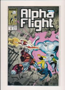 Giant Lot ALPHA FLIGHT of (80) #4-22, 24-82 Near Full run (1,2 Ann)(1984-89)VF+