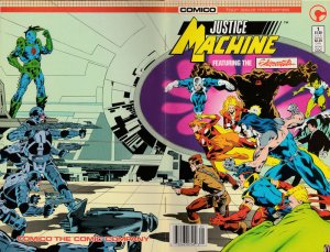 Justice Machine Featuring the Elementals #1 (Newsstand) FN ; COMICO | Bill Willi