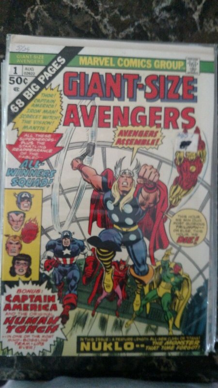 Giant Size Avengers #1 Marvel (74) FN+/VF