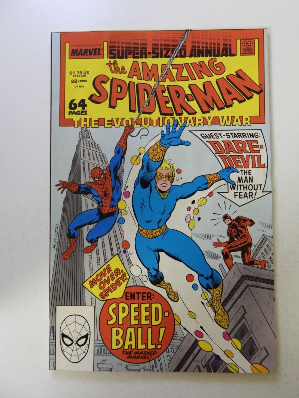 The Amazing Spider-Man Annual #22 (1988) 1st appearance of Speedball VF-