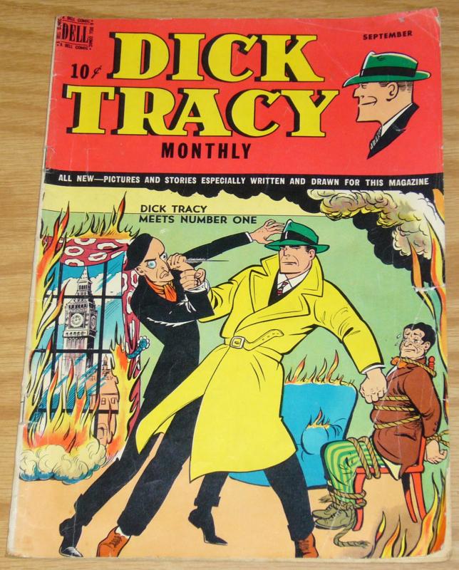 Dick Tracy Monthly #21 VG- september 1949 - golden age dell comics  number one