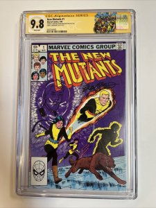 New Mutants (1983) # 1 (CGC 9.8 WP) Signed & Sketch By McLeod & Claremont 